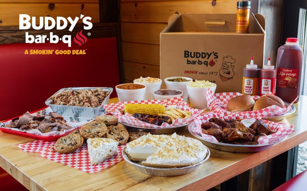 Buddy’s bar-b-q Celebrating National Meat Month with Big Deals