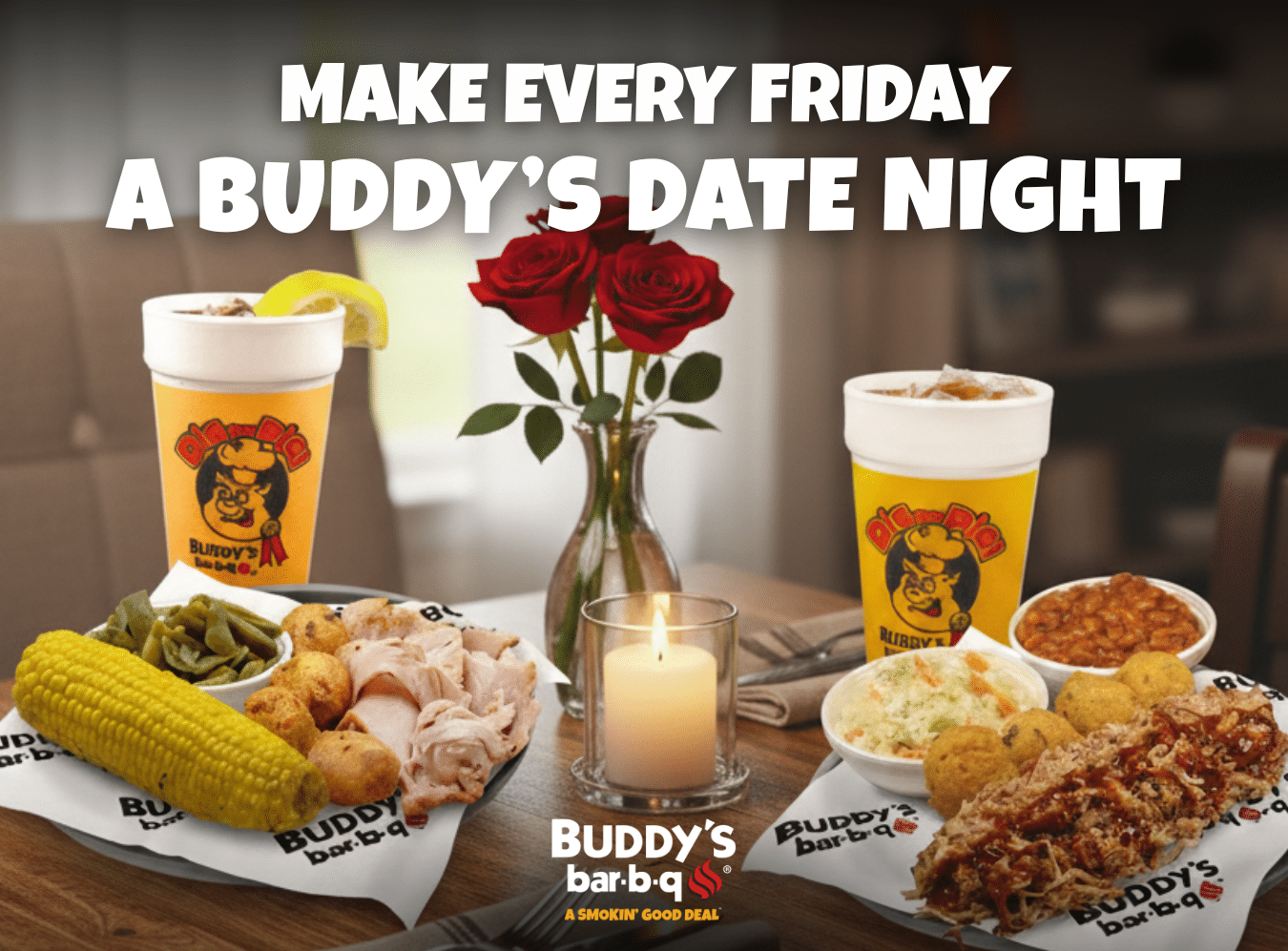 Buddy’s bar-b-q Announces $19.99 ‘Two Can Dine’ Deal